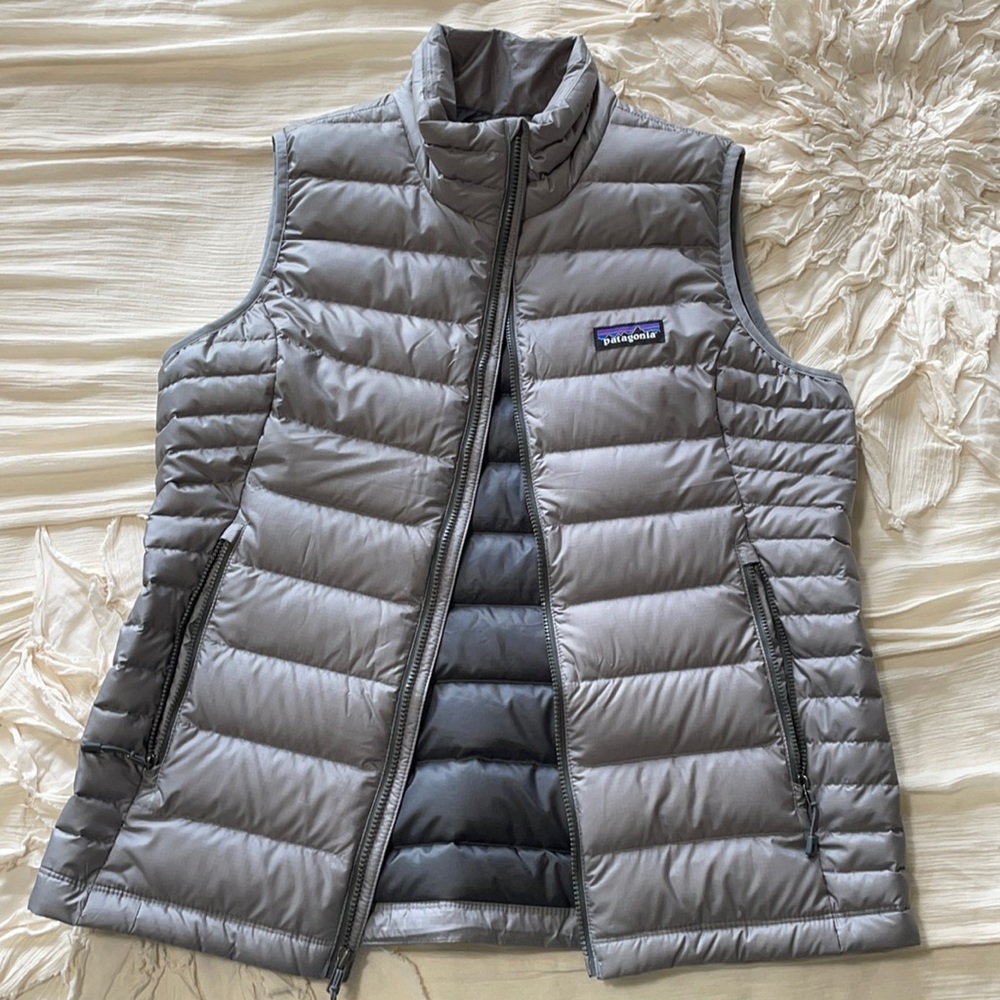 Patagonia Gray Puffer Vest